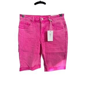 Zenana - Bermuda Jean Shorts - Small